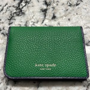 NWT Kate Spade Leather Bifold Card Case